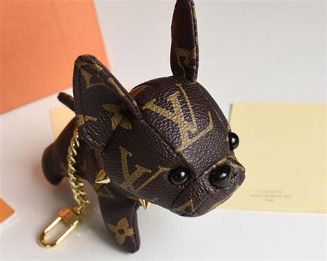 dog keychain louis vuitton|louis vuitton dog keychain authentic.